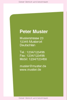 Visitenkarten Euroformat