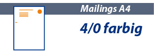 Speedmailing A4 4/0 Offsetdruck