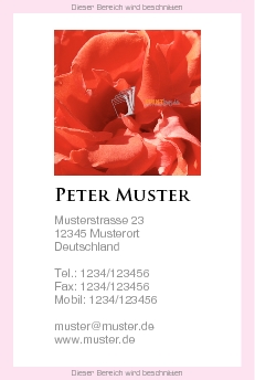 Visitenkarten Euroformat