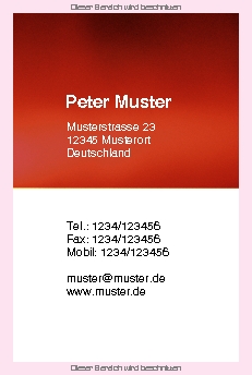 Visitenkarten Euroformat