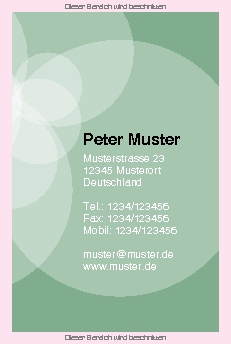 Visitenkarten Euroformat
