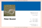 Visitenkarten quer