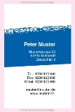Visitenkarten Euroformat