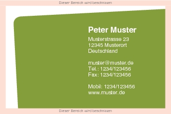Visitenkarten Euroformat